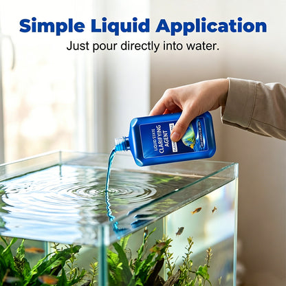 Fast-Acting Aquarium Water Clarifier