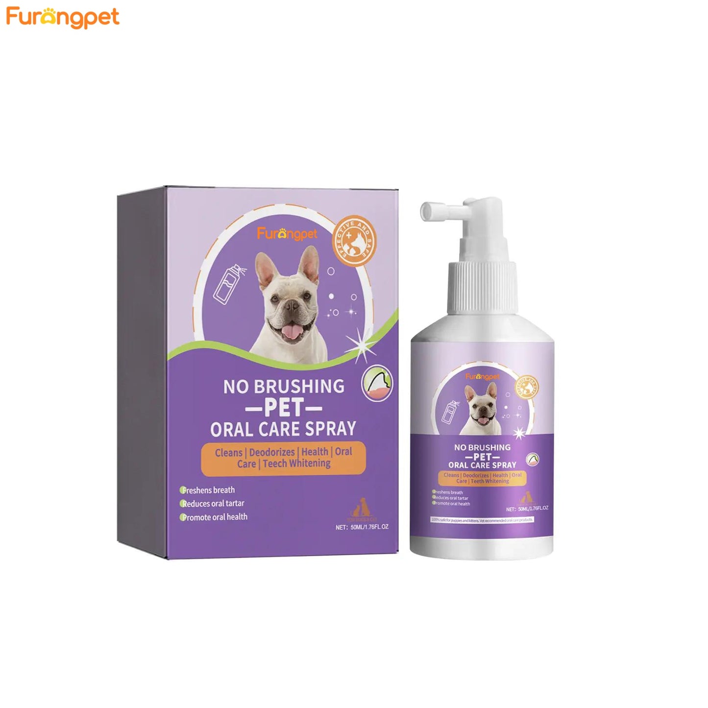 Furongpet™ Pet Dental Care Spray – Fresh Breath