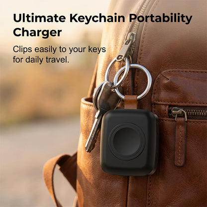 Portable Keychain Charger for Smartwatches – Wireless Power On-the-Go