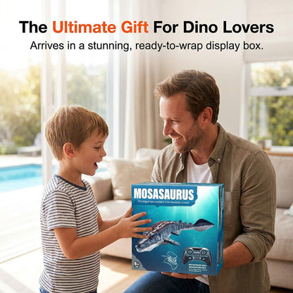 RC Mosasaurus Water Spray Dinosaur Toy