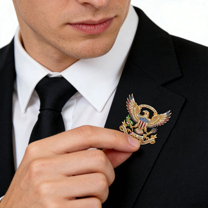 🦅 US America 250th Anniversary Brooch