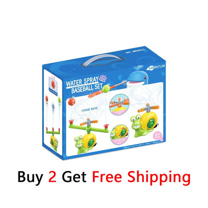 🐌 2-in-1 Snail Sprinkler Baseball Game