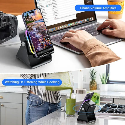 5-in-1 Wireless Charging Audio Support Stand🔊✨