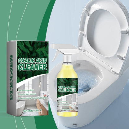 🔬Molecular-Level Cleaning Tech! Oxalic Acid Bathroom Cleaner Dissolves Rust