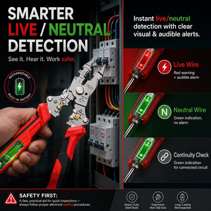 16-in-1 Electrical Wire Stripper & Voltage Tester