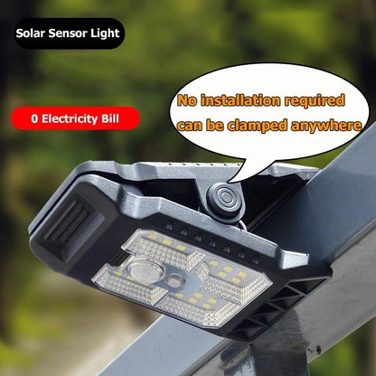 Solar Clip Light with Motion Sensor