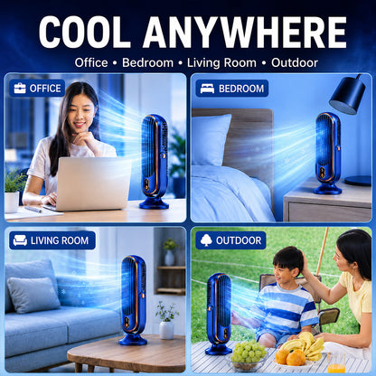 Portable Table Fan with 5 Speeds
