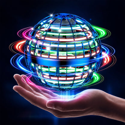 🔥LED Flying Orb – Toss, Hover, Return