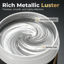 Water-Based Silver Paint for Metal & Wood
