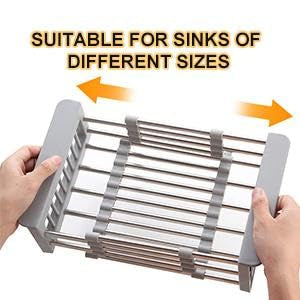 Extend kitchen sink drain basket