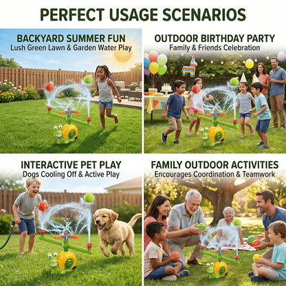 🐌 2-in-1 Snail Sprinkler Baseball Game
