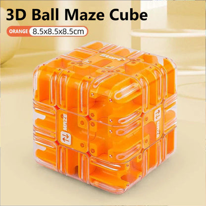 3D Maze Puzzle Cube Challenge