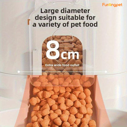 2-in-1 Gravity Pet Feeder and Water Dispenser Station
