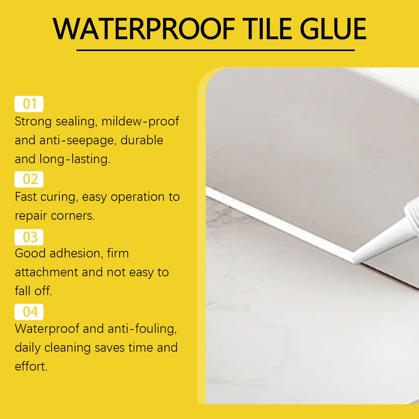 Multifunctional Waterproof White Caulk