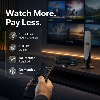 📺 HD TV Antenna For Free Local Channels