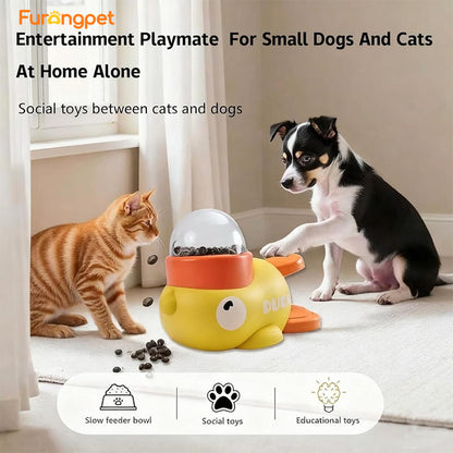 Pet interaction snack dispenser toy