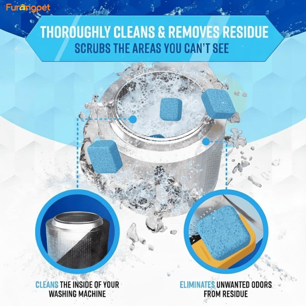 Enzymatic Pet Hair Dissolver & Washing Machine Cleaner