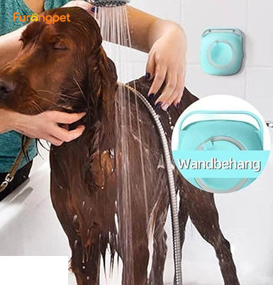 Bathroom Pet Bath Brush Massage Soft Silicone Comb Pet