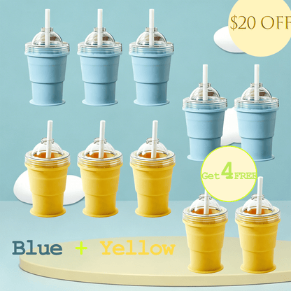 Collapsible Silicone Ice Ball Drinking Cup