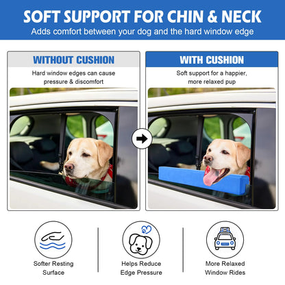 Universal Dog Car Window Chin Rest Cushion Soft Foam