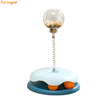 Cat Puzzle Food Leaking Ball Toy – Interactive Treat Feeder for Cats and Dogs