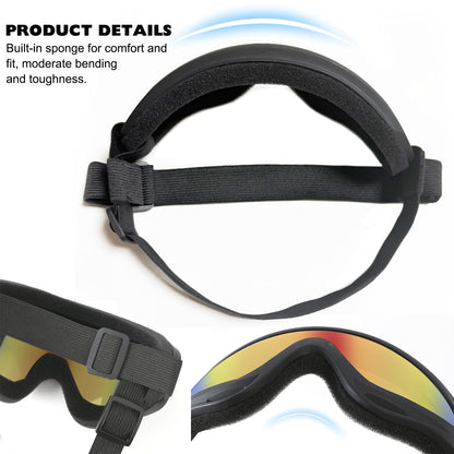 Dog Goggles – UV, Wind and Dust Protection, Fashion and Safety Accessory