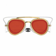 Retro Mirrored Swim Goggles With UV Protection
