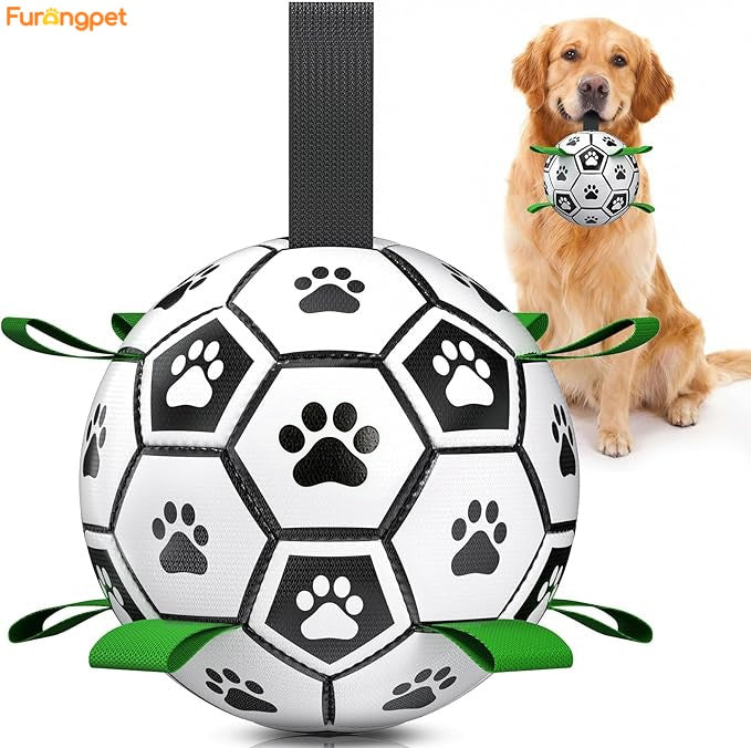 FurongPet™ Dog Soccer Ball Tug Toy