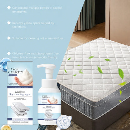 🧼Dry Foam Cleaner Erases Mattress Urine Blood Yellow Stains No Rinse