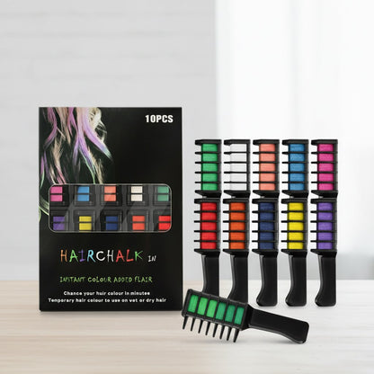 Ten-Color Hair Dye Comb for Home Use