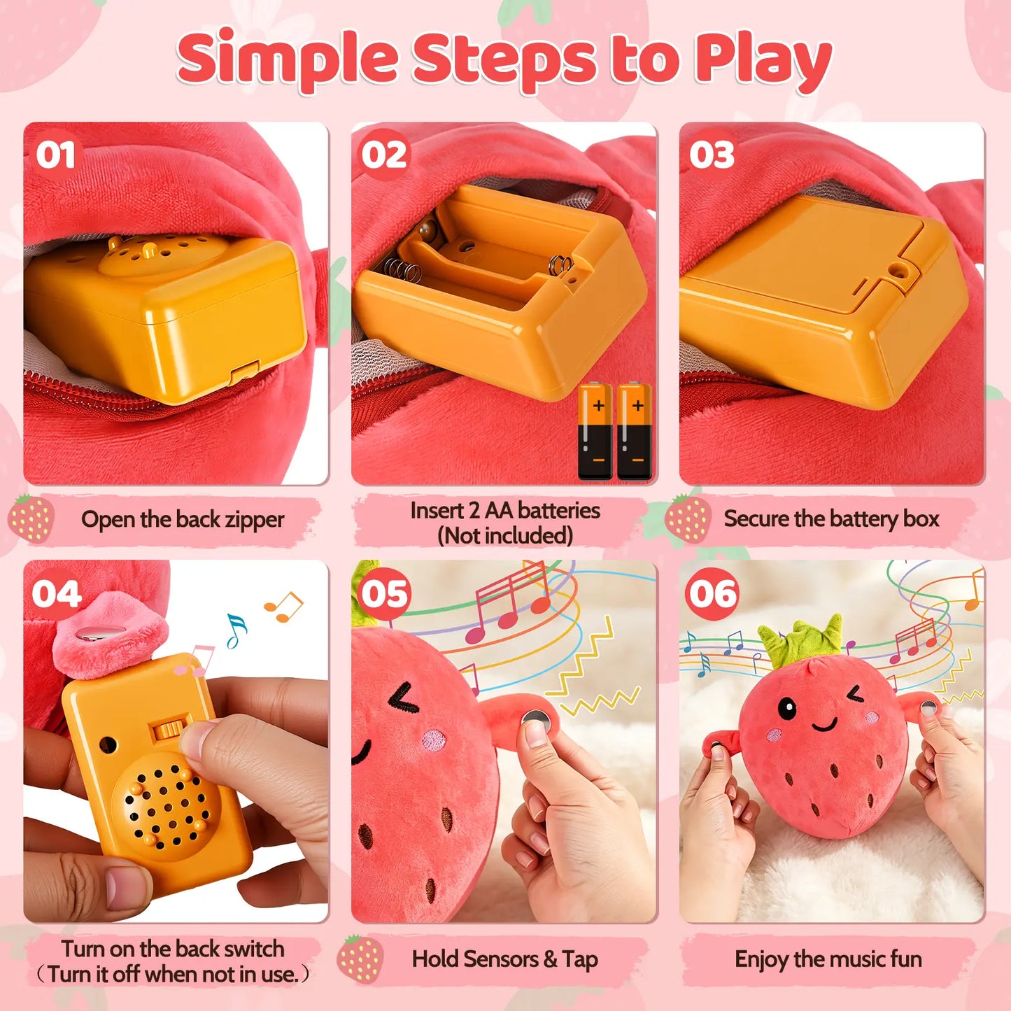 Interactive Music Plush Toy Set