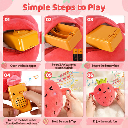 Interactive Music Plush Toy Set