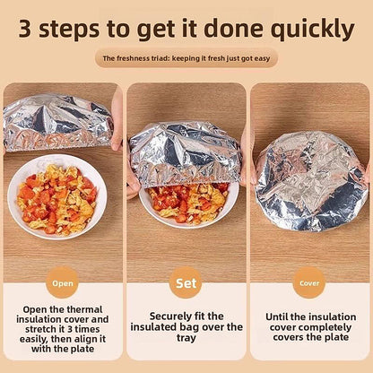 Stretchable Food Heat Retaining Cover