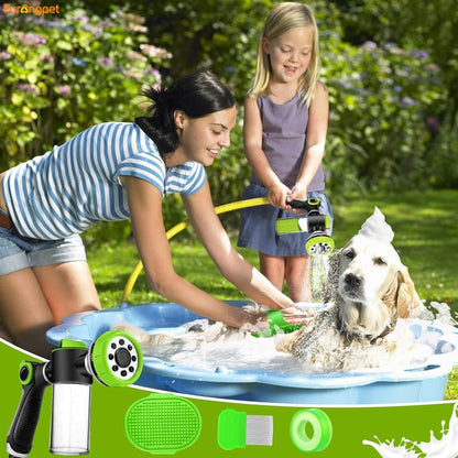 Upgrade Dog Washing Hose 8-in-1 Sprayer Nozzle