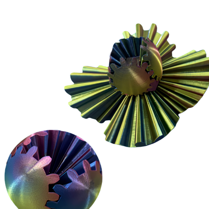 Stress-Relieving Gear 3D-Printed Fidget Ball