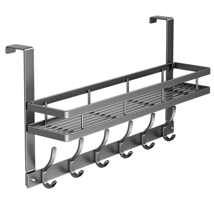 Over-The-Door Hook with Basket