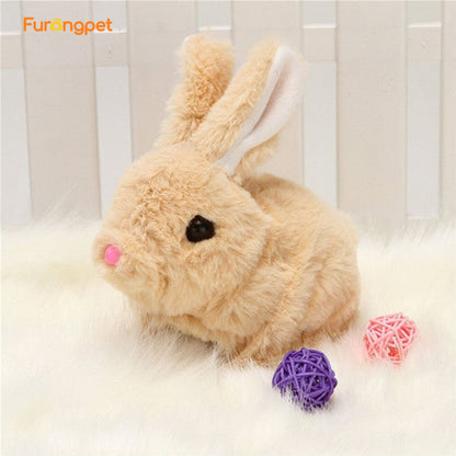 Interactive Walking and Talking Bunny Toy for Pets