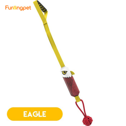 Dog Chew Rope Knot Toy With Handle