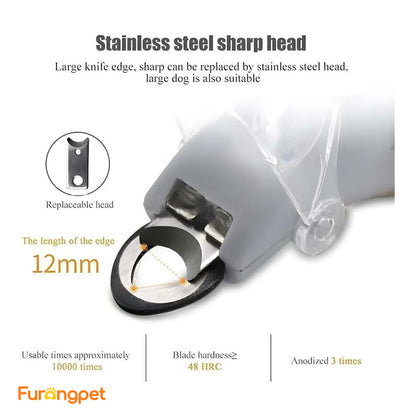 🎁LED Light Pet Nail Clippers - 5X Magnification