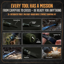 🏕️ All-in-One Tactical Survival Hiking Stick – Built for Extreme Outdoor Adventures 🔥