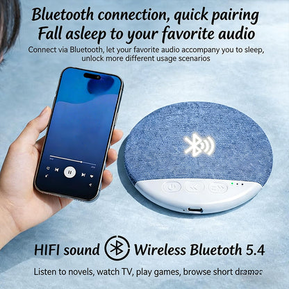 Bluetooth Pillow Speaker with White Noise & Timer