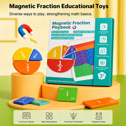 Magnetic Fraction Learning Activity Book for Kids