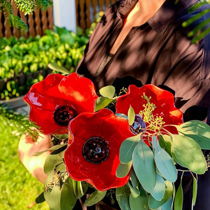Furongpet™ Handmade Metal Flower Garden Stake Beautiful Outdoor Decor That Never Fades