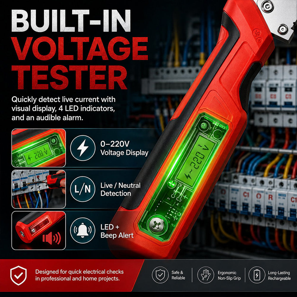 16-in-1 Electrical Wire Stripper & Voltage Tester