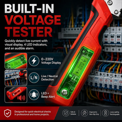 16-in-1 Electrical Wire Stripper & Voltage Tester