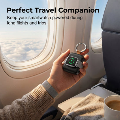 Portable Keychain Charger for Smartwatches – Wireless Power On-the-Go