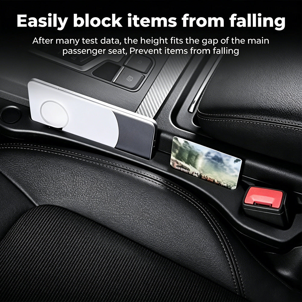 Car Seat Gap Filler with Storage Pocket
