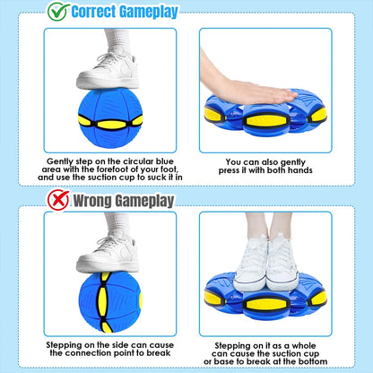 Interactive Dog Flying Saucer Outdoor Toy