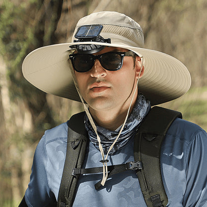 New Ultralight Solar Fan Sun Hat – Lighter Than a Baseball!