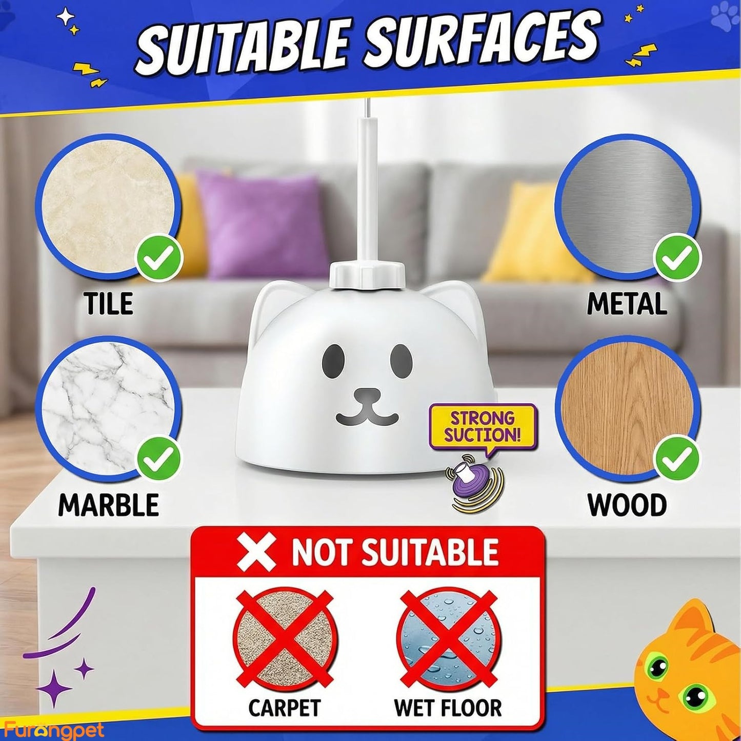 Interactive Flying Bird Cat Toy – USB Rechargeable, Motion Activated Self-Play Teaser for Indoor Cats